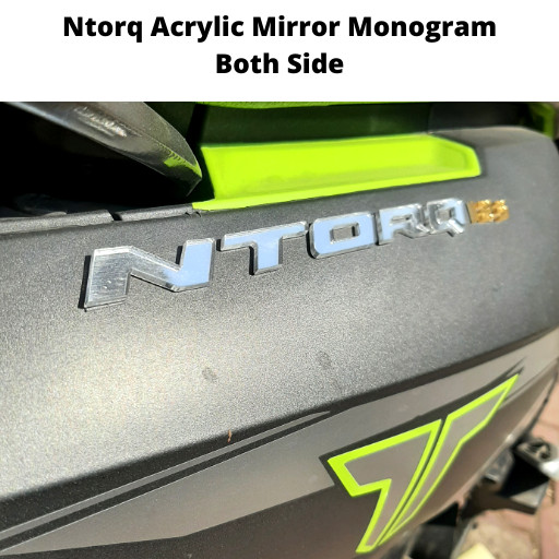 Ntorq Mirror Look Monogram | Ntorq Emblem